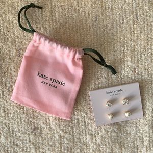 NWT Kate Spade - two stud earring sets